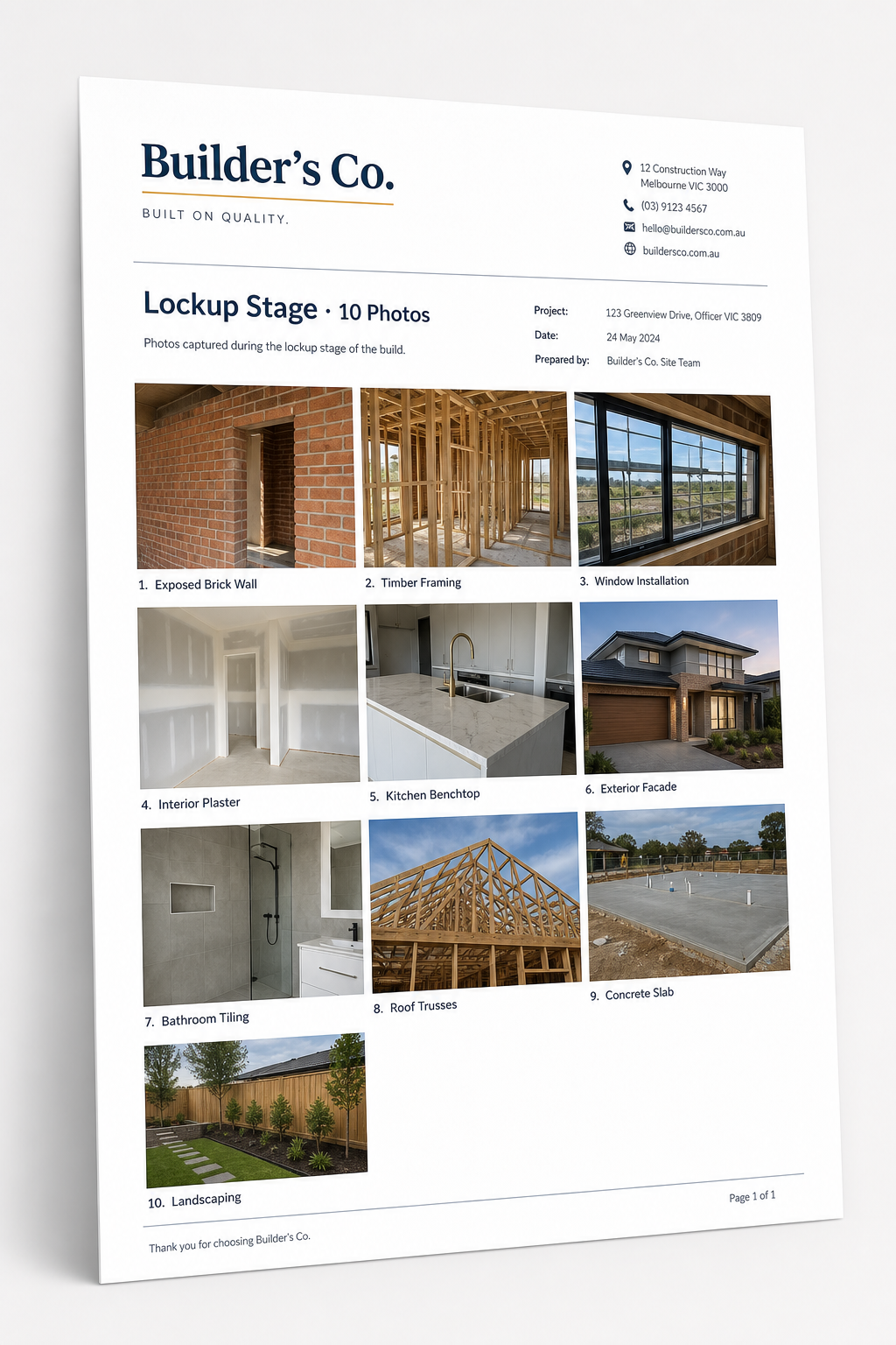 Photo gallery preview
